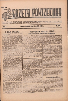 Gazeta Powszechna 1934.12.13 R.17 Nr284