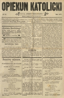 Opiekun Katolicki. 1887.04.09 R.14 nr28