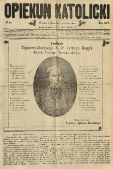 Opiekun Katolicki. 1887.10.19 R.14 nr81