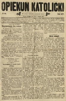 Opiekun Katolicki. 1887.11.30 R.14 nr93