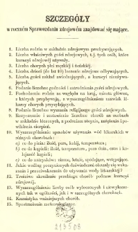 Szczegóły w rocznem sprawozdaniu zdrojowem znajdować się mające