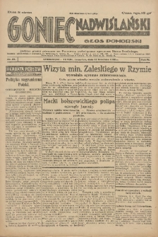 Goniec Nadwiślański: Głos Pomorski: Jedyne pismo poranne na Pomorzu, poświęcone sprawom Stanu Średniego 1928.04.12 R.4 Nr85