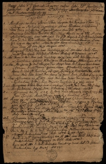 Spisy archiwaliów po Tomickich w archiwum Gniewiszów