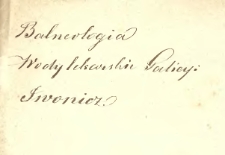 Wissenschaftliche Nachrichten die Mineralwässer zu Iwonicz