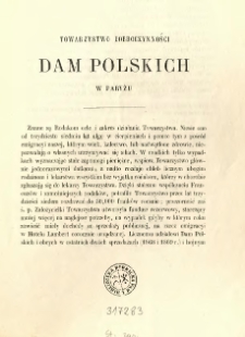 Towarzystwo Dobroczynności Dam Polskich w Paryżu