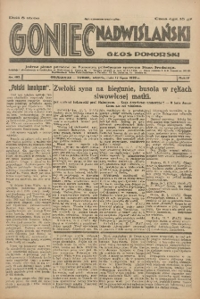 Goniec Nadwiślański: Głos Pomorski: Jedyne pismo poranne na Pomorzu, poświęcone sprawom Stanu Średniego 1928.07.17 R.4 Nr162
