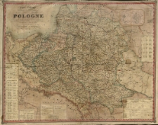 Carte generale routière, historique et statistique des etats de l'ancienne Republique de Pologne [...] Dresse par Leonard Chodźko. Gravee par Ch. Dyonnet