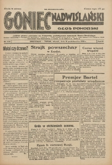 Goniec Nadwiślański: Głos Pomorski: Jedyne pismo poranne na Pomorzu, poświęcone sprawom Stanu Średniego 1928.10.16 R.4 Nr239