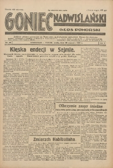Goniec Nadwiślański: Głos Pomorski: Jedyne pismo poranne na Pomorzu, poświęcone sprawom Stanu Średniego 1929.01.30 R.5 Nr25