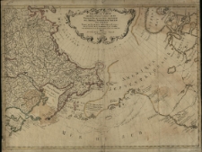 Nouvelle carte des desouvertes faites par des vaisseaux russes, aux c&ocirc;tes inconnues de l'Amerique Septentrionale avec les pais adiacents