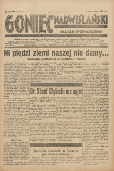 Goniec Nadwiślański: Głos Pomorski: Jedyne pismo poranne na Pomorzu, poświęcone sprawom Stanu Średniego 1929.04.30 R.5 Nr100