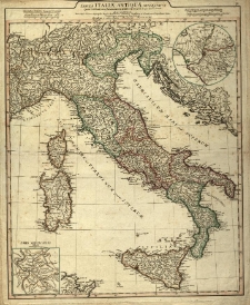 Tabula Italiae antiquae geographica [...]. Auctor [Jean Baptiste] d'Anville