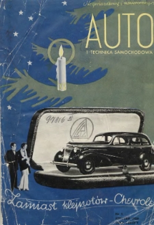 Auto: organ Automobilklubu Polski oraz Klubów Afiliowanych: organe officiel de l'AutomobilKlub Polski et des clubs affiliés 1938 styczeń R.17 Nr1