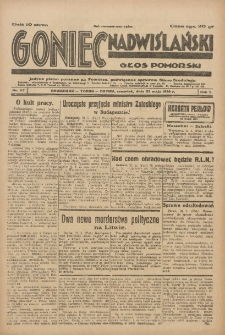Goniec Nadwiślański: Głos Pomorski: Jedyne pismo poranne na Pomorzu, poświęcone sprawom Stanu Średniego 1929.05.23 R.5 Nr117