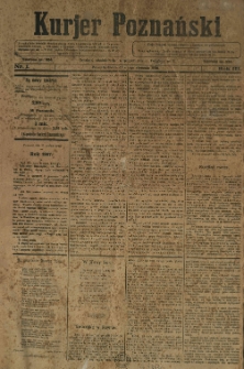Kurier Poznański 1908.01.01 R.3 nr 1