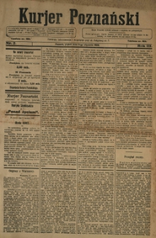 Kurier Poznański 1908.01.03 R.3 nr 2