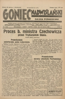 Goniec Nadwiślański: Głos Pomorski: Jedyne pismo poranne na Pomorzu, poświęcone sprawom Stanu Średniego 1929.06.29 R.5 Nr148