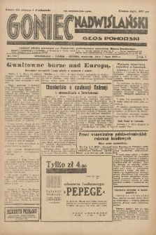 Goniec Nadwiślański: Głos Pomorski: Jedyne pismo poranne na Pomorzu, poświęcone sprawom Stanu Średniego 1929.07.07 R.5 Nr154