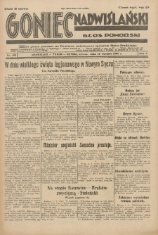 Goniec Nadwiślański: Głos Pomorski: Jedyne pismo poranne na Pomorzu, poświęcone sprawom Stanu Średniego 1929.08.13 R.5 Nr185