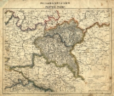 Post- und Verwaltungs- Karte der Provinz Posen