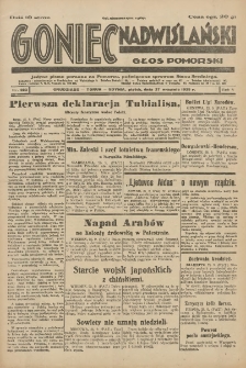 Goniec Nadwiślański: Głos Pomorski: Jedyne pismo poranne na Pomorzu, poświęcone sprawom Stanu Średniego 1929.09.27 R.5 Nr223