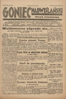 Goniec Nadwiślański: Głos Pomorski: Jedyne pismo poranne na Pomorzu, poświęcone sprawom Stanu Średniego 1929.10.03 R.5 Nr228