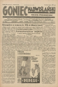 Goniec Nadwiślański: Głos Pomorski: Jedyne pismo poranne na Pomorzu, poświęcone sprawom Stanu Średniego 1929.11.17 R.5 Nr266