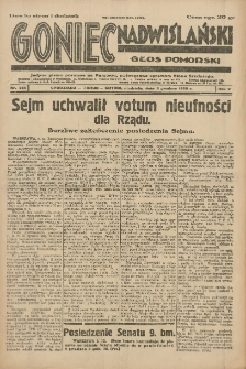 Goniec Nadwiślański: Głos Pomorski: Jedyne pismo poranne na Pomorzu, poświęcone sprawom Stanu Średniego 1929.12.08 R.5 Nr284