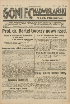 Goniec Nadwiślański: Głos Pomorski: Jedyne pismo poranne na Pomorzu, poświęcone sprawom Stanu Średniego 1929.12.24 R.5 Nr297