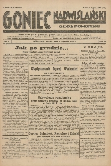Goniec Nadwiślański: Głos Pomorski: Niezależne pismo poranne, poświęcone sprawom stanu średniego 1930.01.11 R.6 Nr8