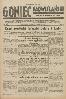 Goniec Nadwiślański: Głos Pomorski: Niezależne pismo poranne, poświęcone sprawom stanu średniego 1930.02.01 R.6 Nr26