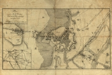 Plan der Stadt Menin und ihrer Befestigung in April 1794