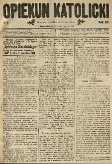 Opiekun Katolicki. 1888.01.07 R.15 nr2