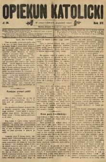 Opiekun Katolicki. 1888.02.25 R.15 nr16