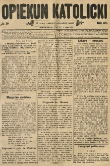 Opiekun Katolicki. 1888.03.10 R.15 nr20