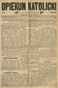Opiekun Katolicki. 1888.03.14 R.15 nr21