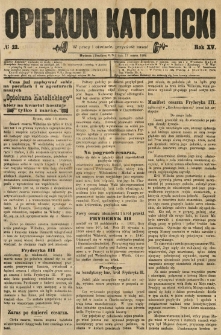 Opiekun Katolicki. 1888.03.17 R.15 nr22