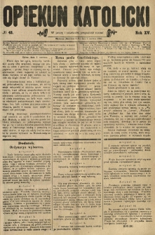 Opiekun Katolicki. 1888.06.02 R.15 nr43