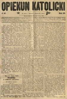 Opiekun Katolicki. 1888.07.21 R.15 nr57