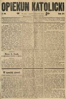 Opiekun Katolicki. 1888.08.22 R.15 nr66