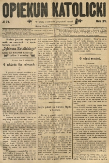 Opiekun Katolicki. 1888.10.06 R.15 nr79