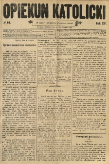 Opiekun Katolicki. 1888.11.10 R.15 nr89