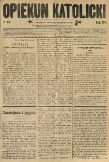 Opiekun Katolicki. 1888.11.28 R.15 nr94