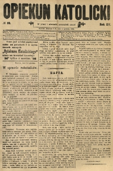 Opiekun Katolicki. 1888.12.15 R.15 nr99