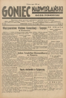 Goniec Nadwiślański: Głos Pomorski: Niezależne pismo poranne, poświęcone sprawom stanu średniego 1930.07.08 R.6 Nr155