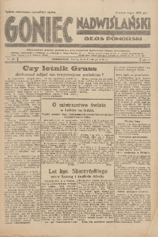 Goniec Nadwiślański: Głos Pomorski: Niezależne pismo poranne, poświęcone sprawom stanu średniego 1931.02.04 R.7 Nr27