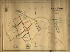 Forstrevier Laune zur Herrschaft Storchnest, Kreis Fraustadt, gehör. Aufgenomen im August 1883 durch Cramer, forst. Geom.