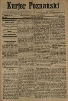Kurier Poznański 1908.01.28 R.3 nr 22
