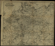 Eisenbahn-Karte von Deutschland zu Hendschel's Telegraph