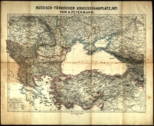 Russisch-türkischer Kriegsschauplatz 1877 von A[ugust] Petermann